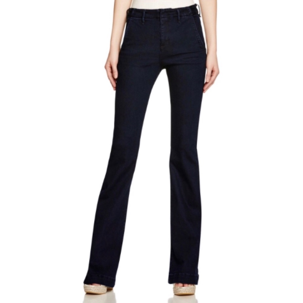RAG & BONE high rise flare trouser jeans